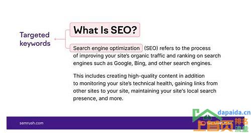 SEO整站优化关键词的汇总